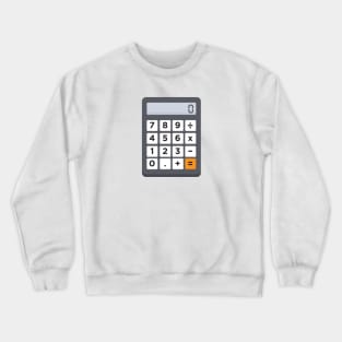 Funny Halloween Costume: Calculator (Small) Crewneck Sweatshirt